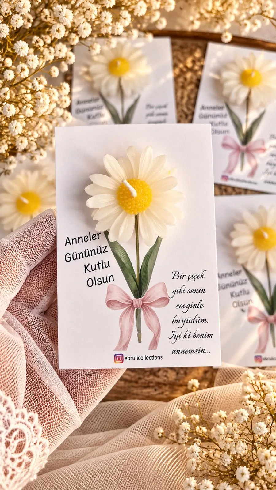 Beyaz Papatya Magnet Mum